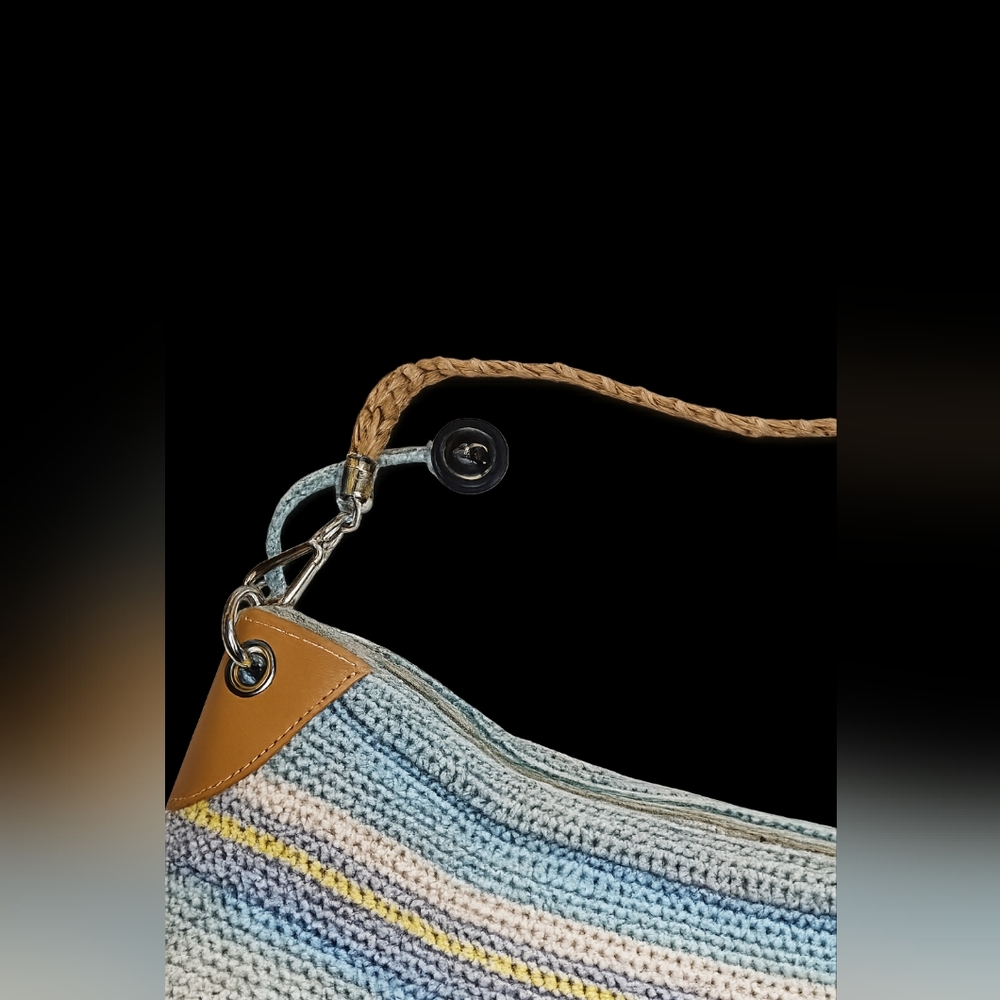 THE SAK Aqua Crean Knit Tote/Shoulder Bag - Picture 3 of 11